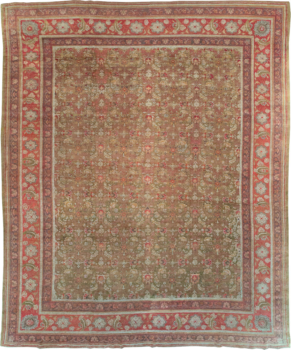 Antique Turkish Herekeh Large Carpet, No.31379 - Gss
