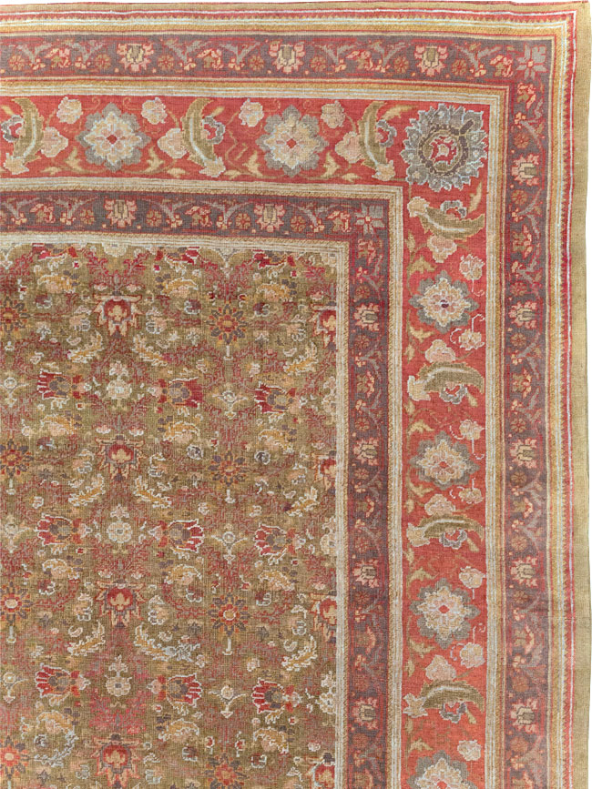 Antique Turkish Herekeh Large Carpet, No.31379 - Gss