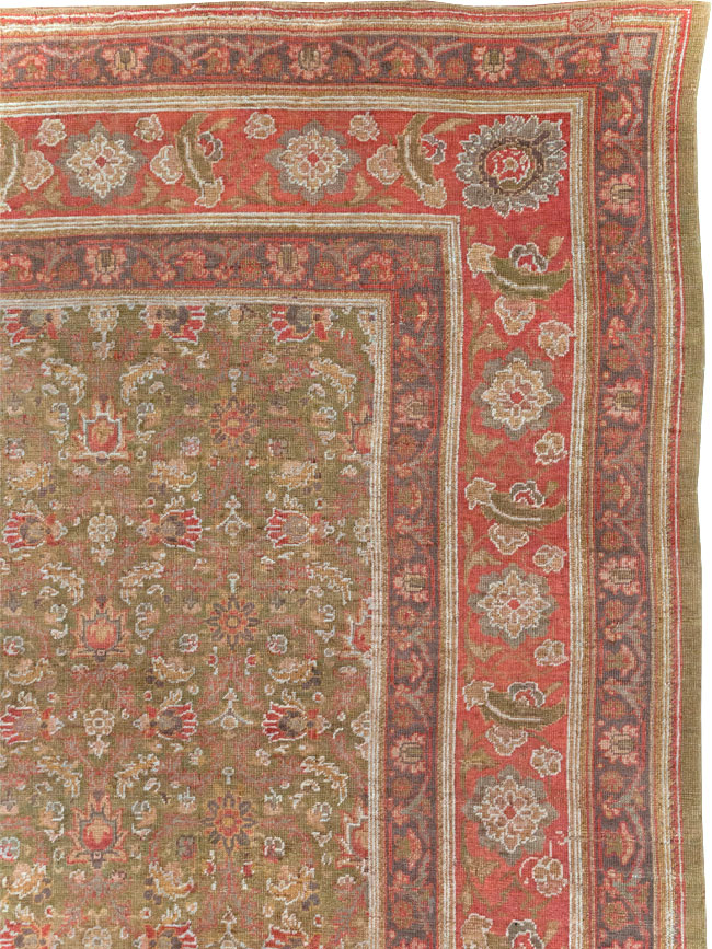 Antique Turkish Herekeh Large Carpet, No.31379 - Gss