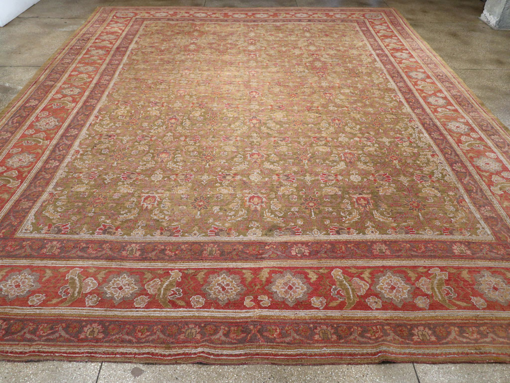 Antique Turkish Herekeh Large Carpet, No.31379 - Gss