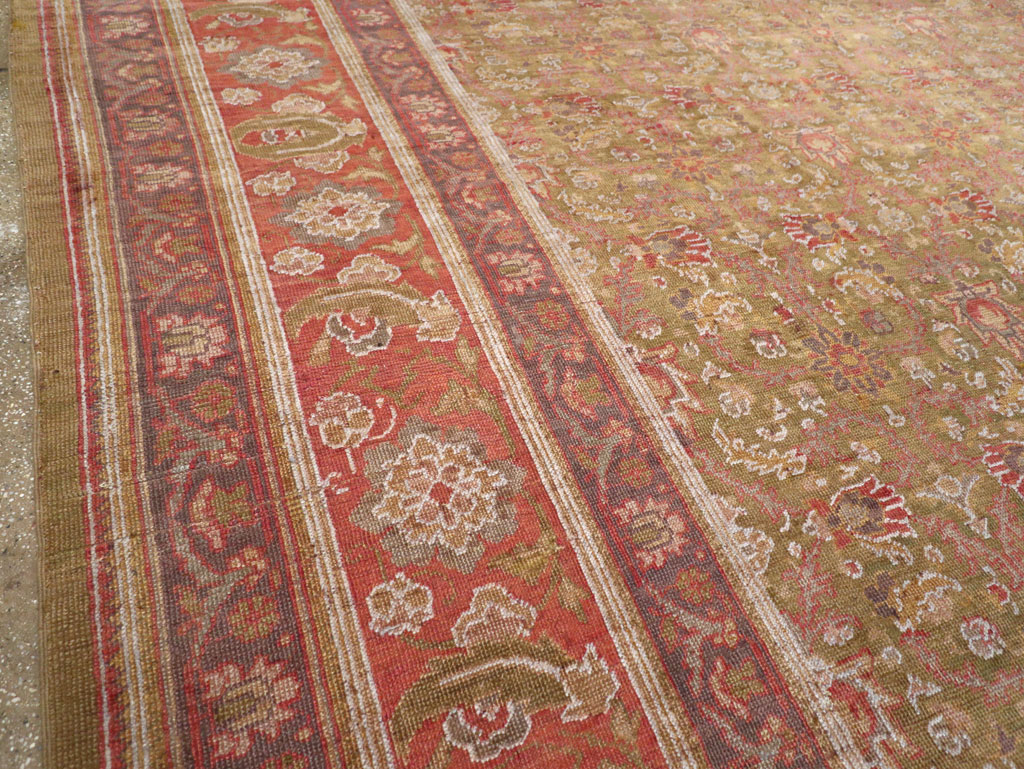 Antique Turkish Herekeh Large Carpet, No.31379 - Gss