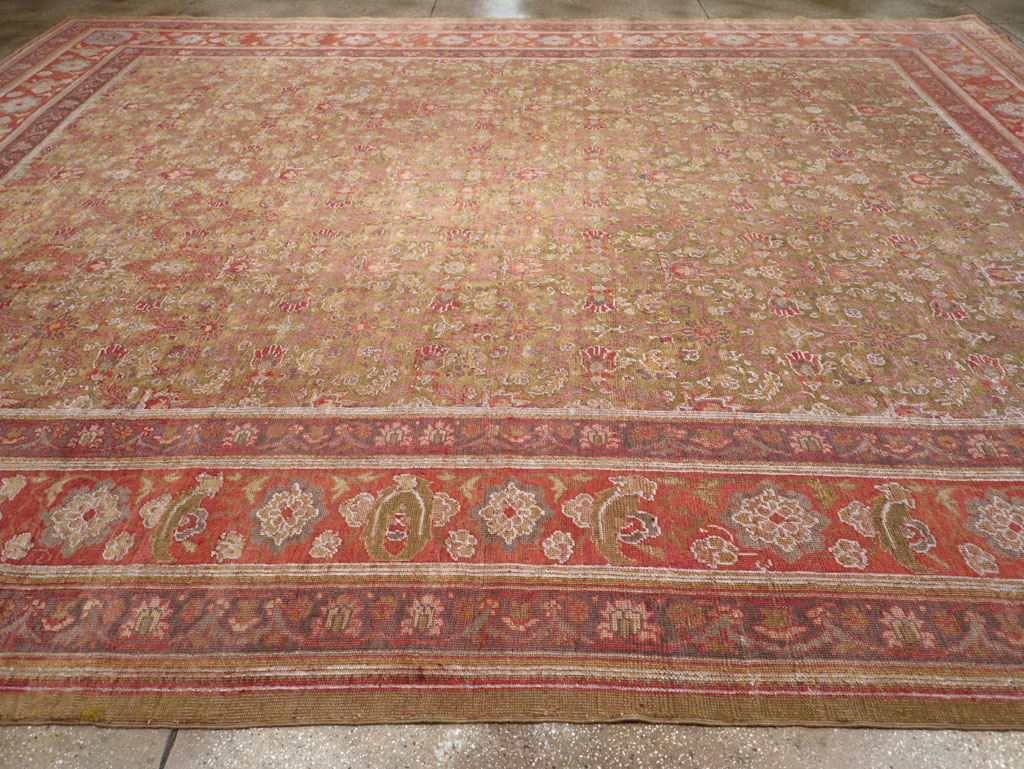 Antique Turkish Herekeh Large Carpet, No.31379 - Gss
