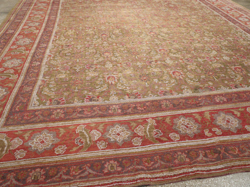 Antique Turkish Herekeh Large Carpet, No.31379 - Gss