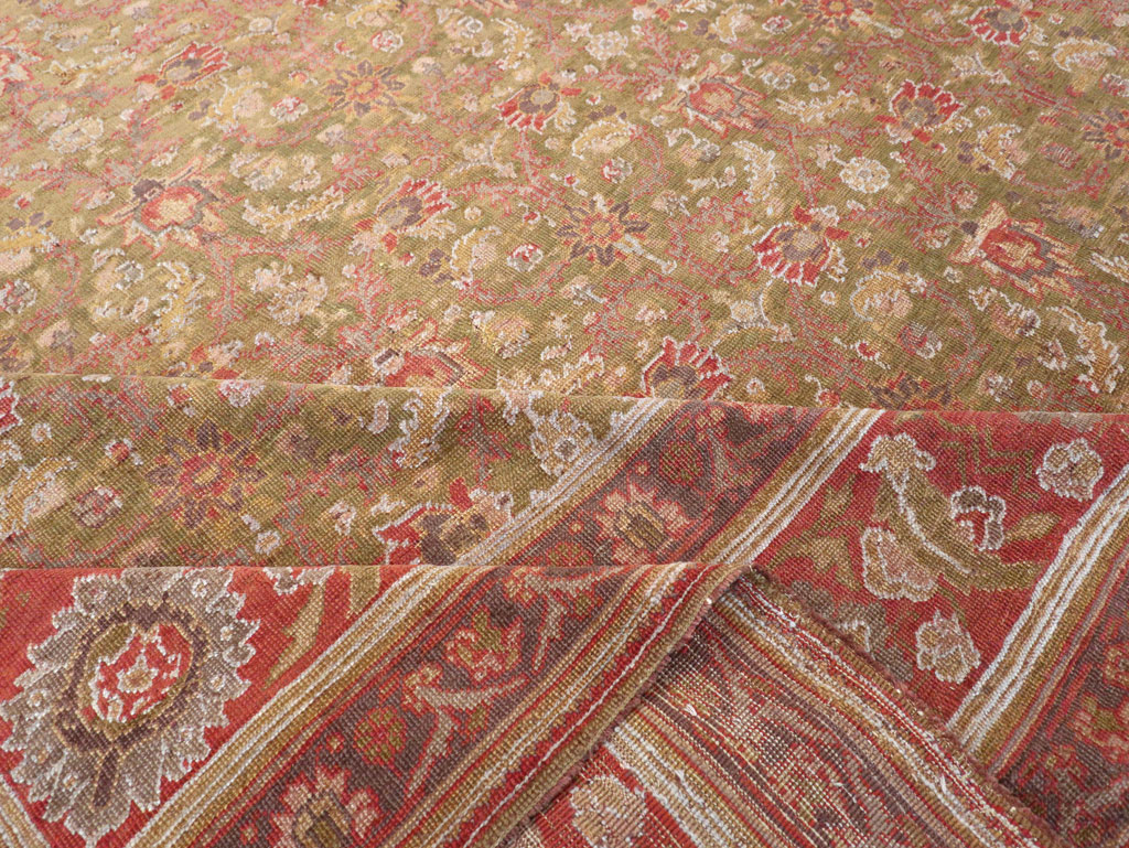 Antique Turkish Herekeh Large Carpet, No.31379 - Gss