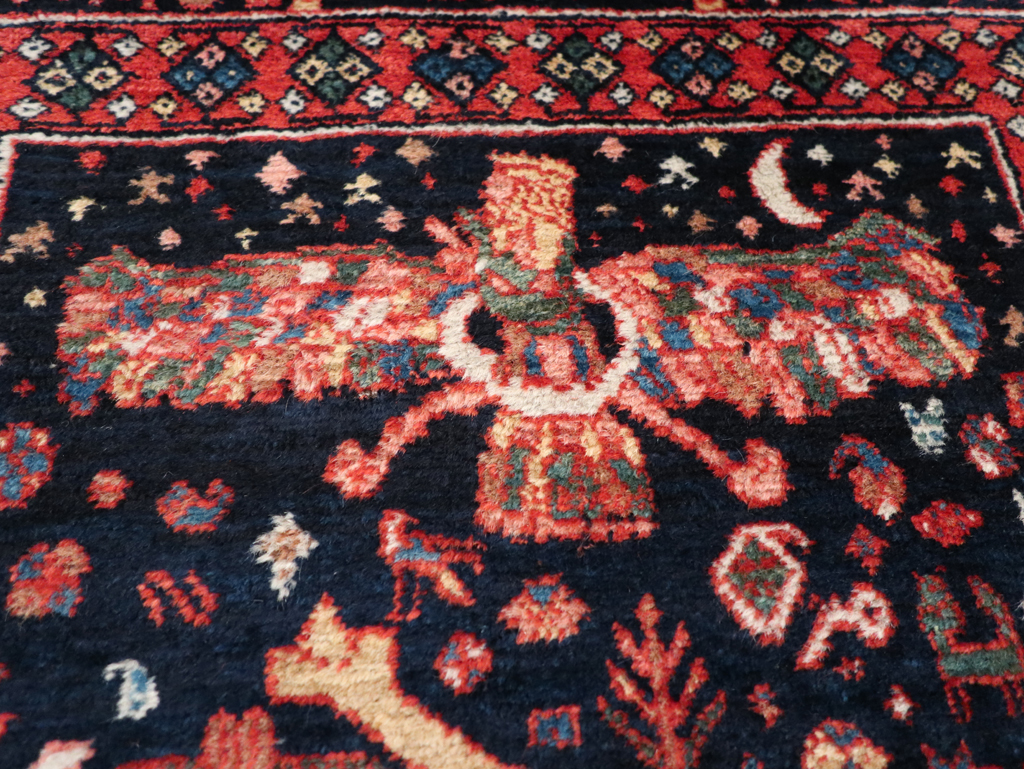 Persian Qashqai Pictorial Rug, No.31396 - Gss