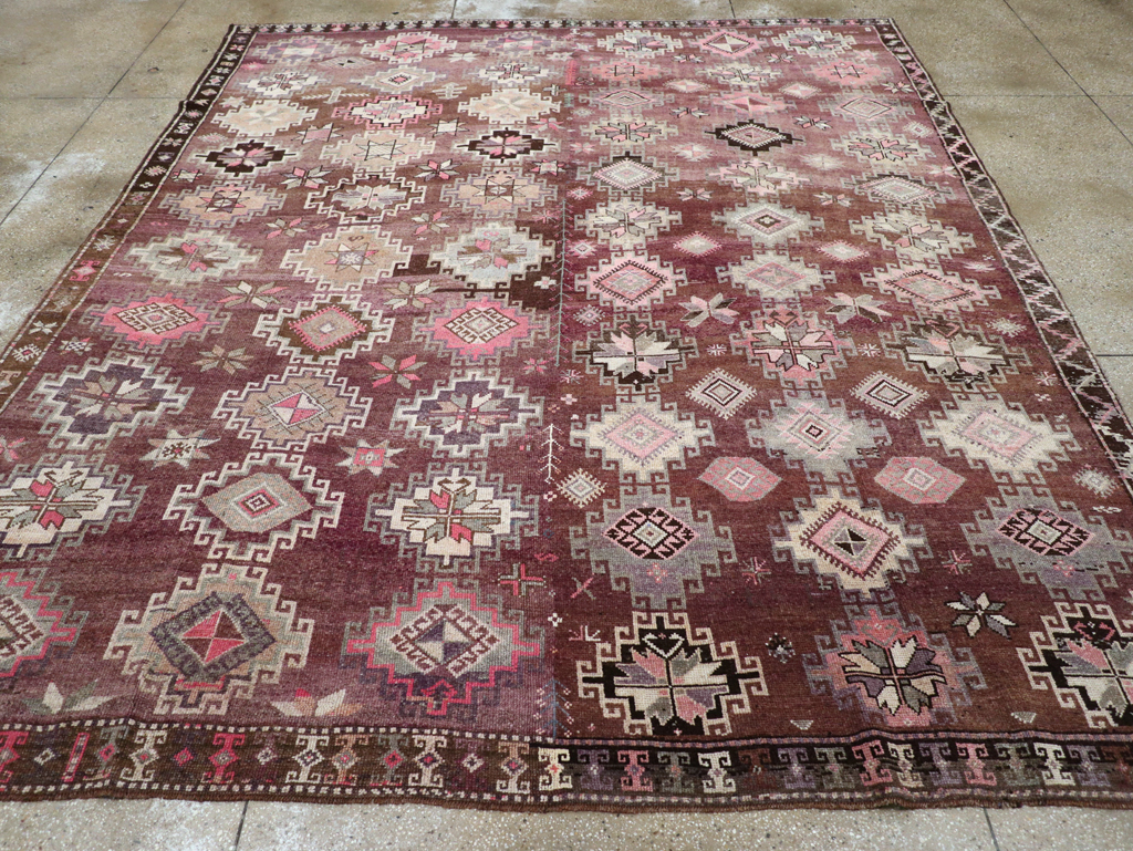 Vintage Turkish Anatolian Room Size Carpet, No.31399 - Gss