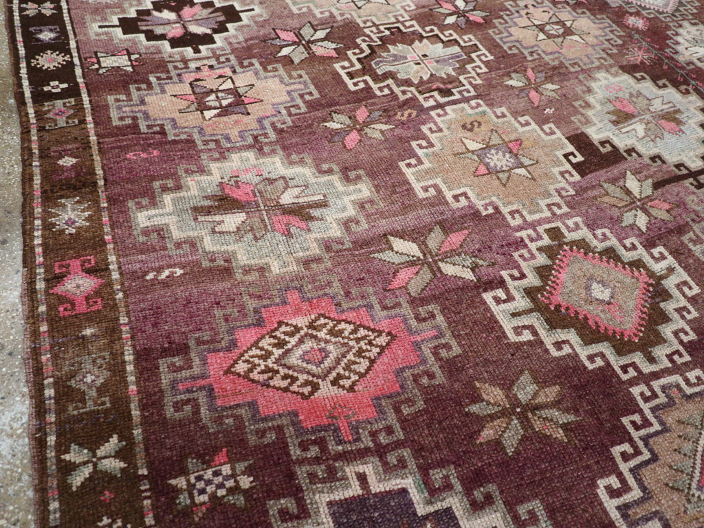 Vintage Turkish Anatolian Room Size Carpet, No.31399 - Gss