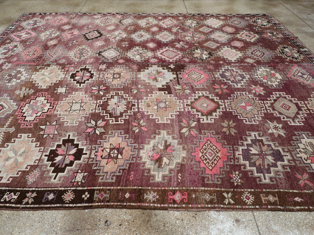 Vintage Turkish Anatolian Room Size Carpet, No.31399 - Gss