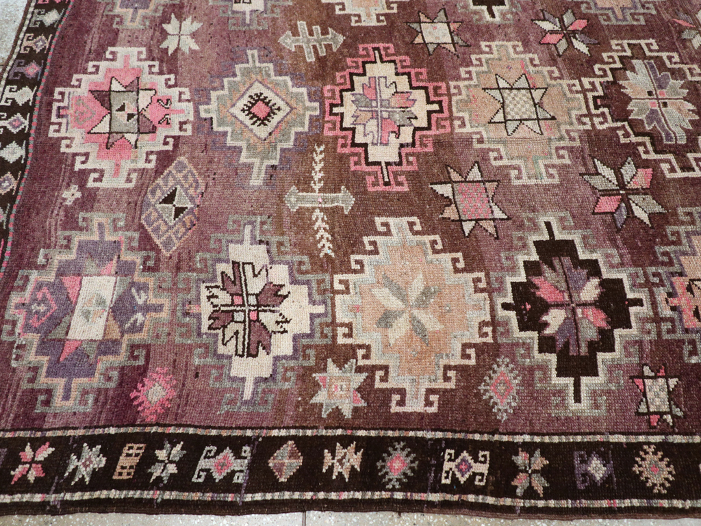 Vintage Turkish Anatolian Room Size Carpet, No.31399 - Gss