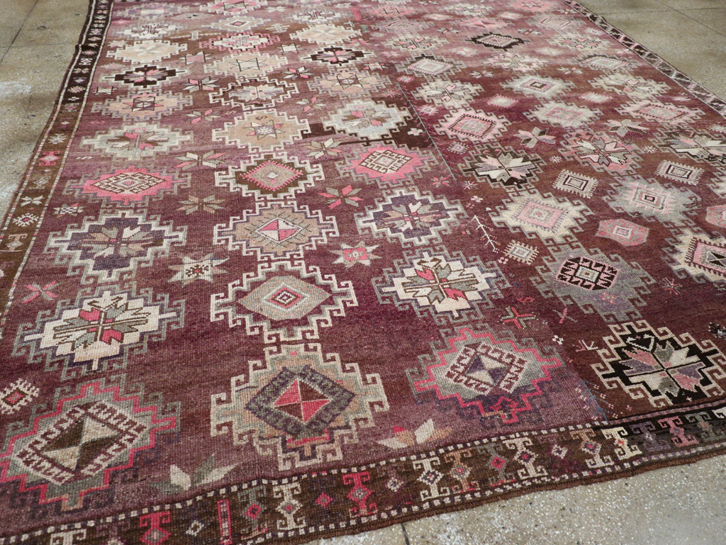 Vintage Turkish Anatolian Room Size Carpet, No.31399 - Gss