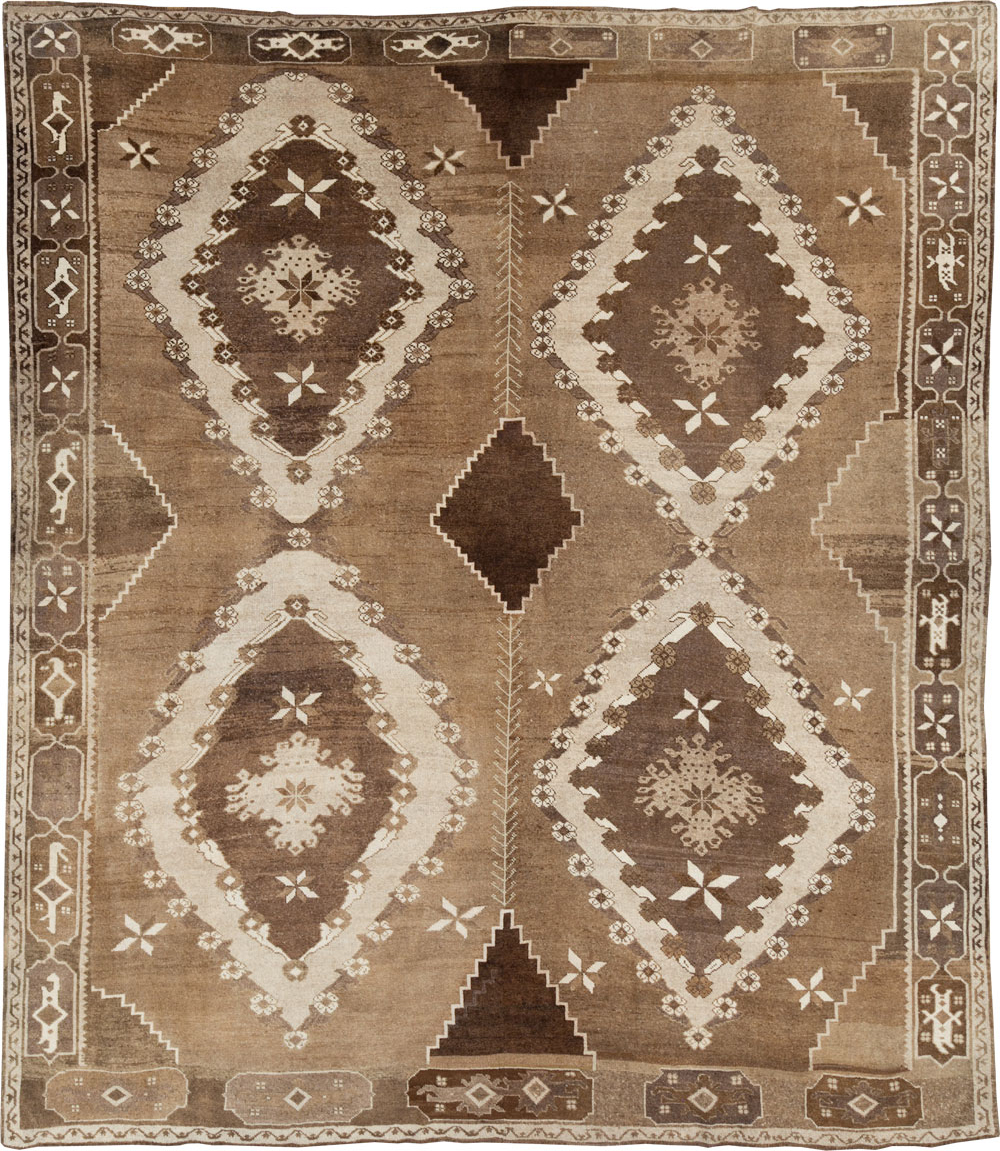 Vintage Turkish Anatolian Room Size Carpet, No.31400 - Gss