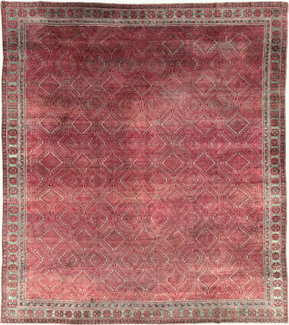 Antique Indian Agra Room Size Carpet, No.31403 - Gss