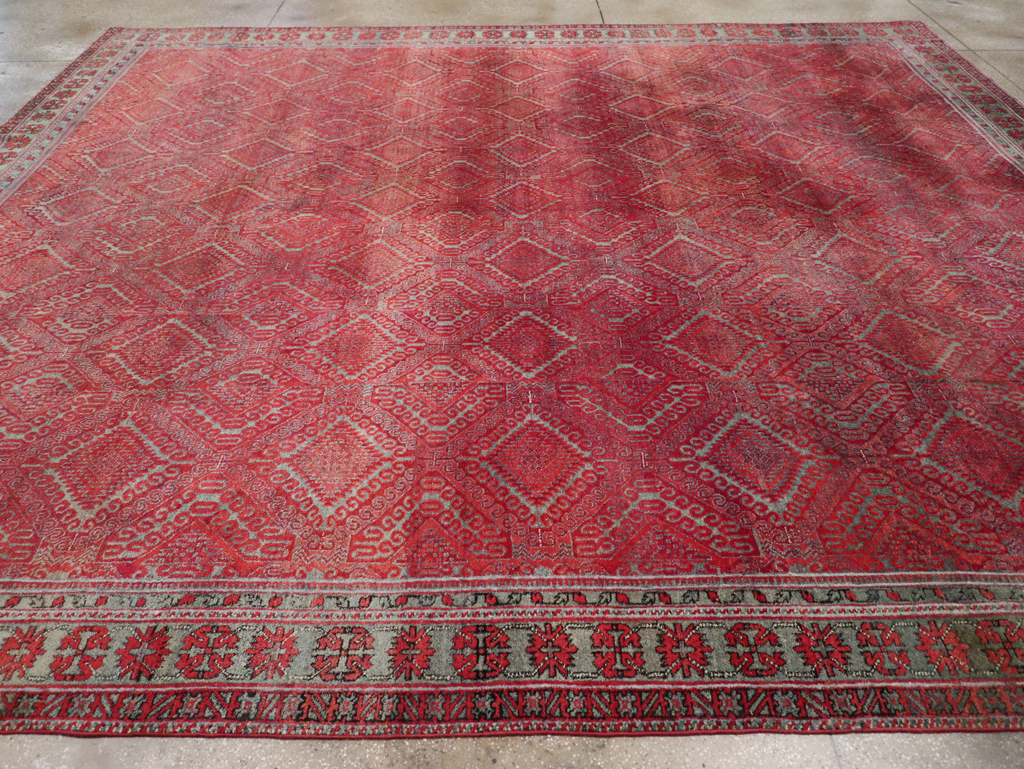Antique Indian Agra Room Size Carpet, No.31403 - Gss