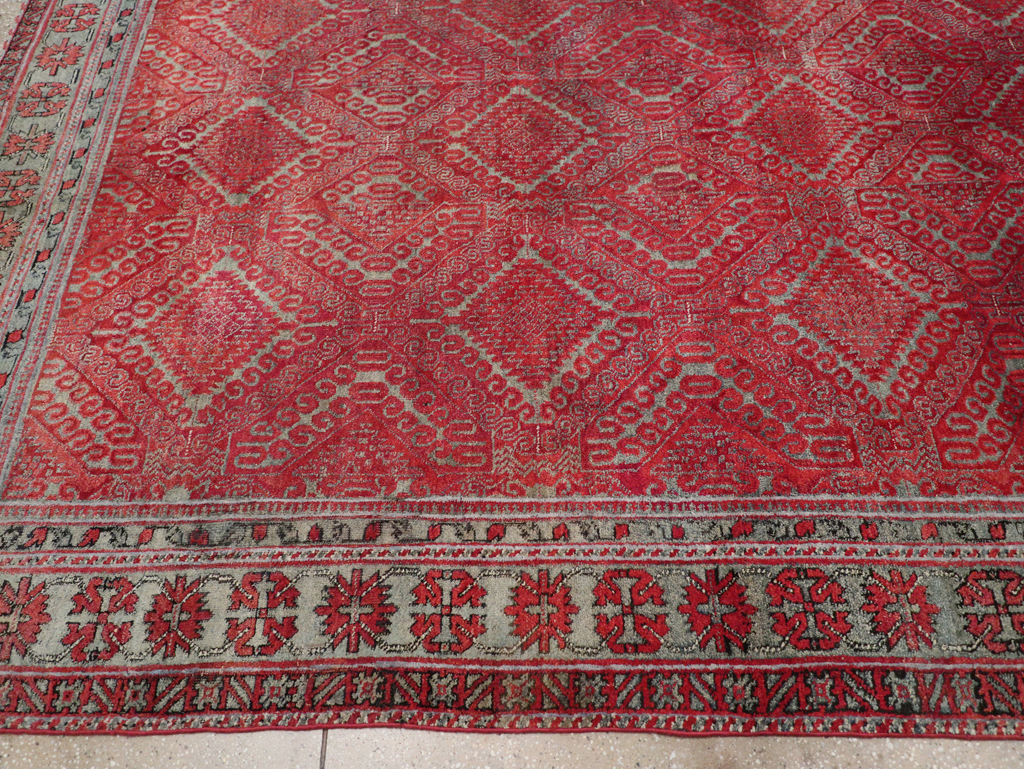Antique Indian Agra Room Size Carpet, No.31403 - Gss