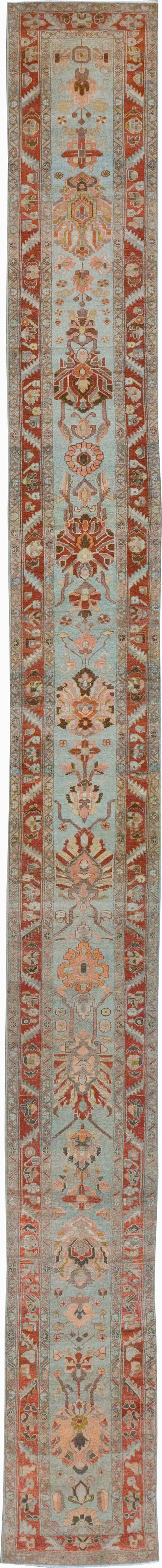 Antique Persian Bidjar Long Runner, No.31406 - Gss