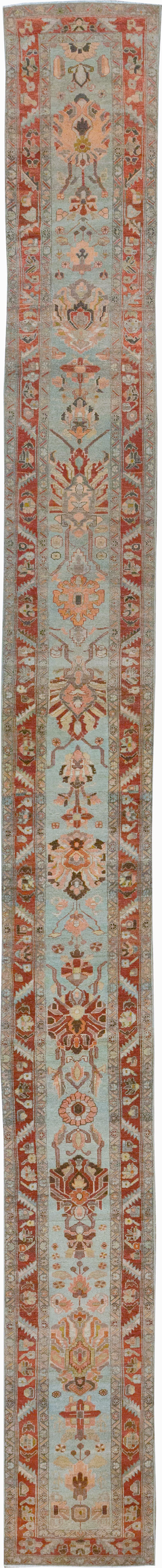 Antique Persian Bidjar Long Runner, No.31406 - Gss