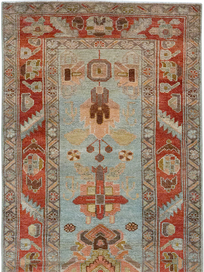 Antique Persian Bidjar Long Runner, No.31406 - Gss