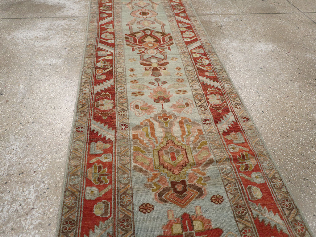 Antique Persian Bidjar Long Runner, No.31406 - Gss