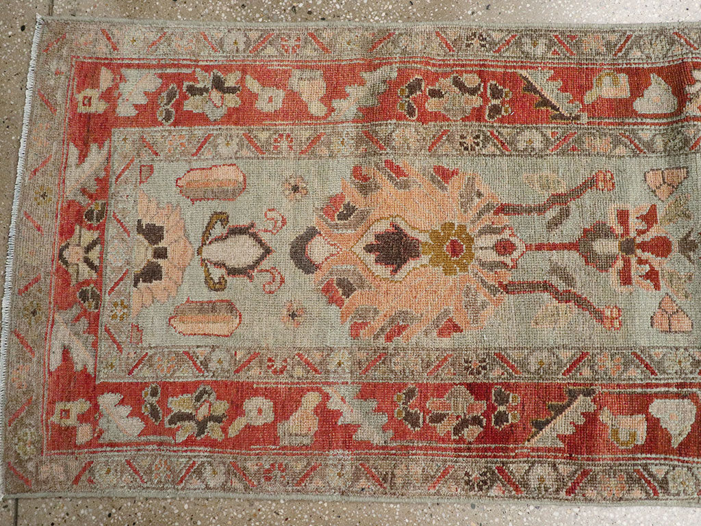 Antique Persian Bidjar Long Runner, No.31406 - Gss