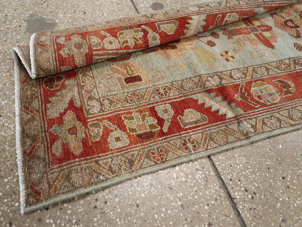 Antique Persian Bidjar Long Runner, No.31406 - Gss