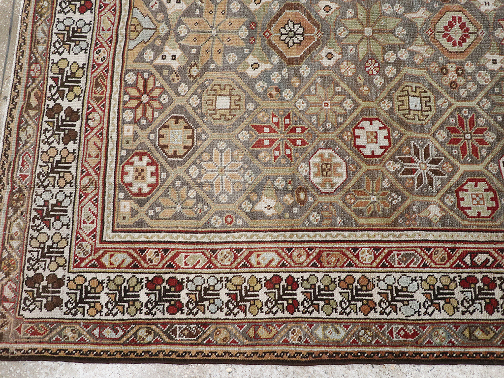 Antique Persian Kurd Gallery Rug, No.31411 - Gss