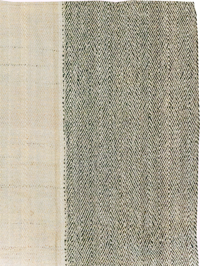 Modern Turkish Flatweave Accent Rug, No.31414 - Gss