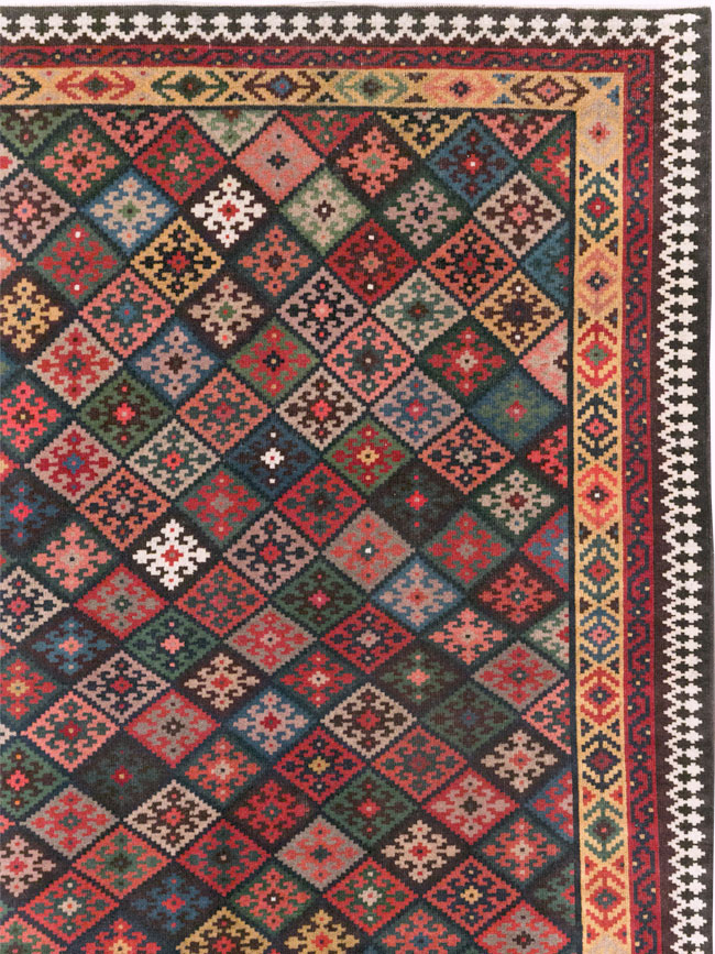 Contemporary Persian Qashqai Oversize Carpet, No.31418 - Gss