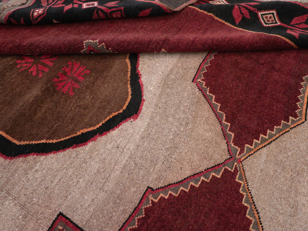 Vintage Turkish Anatolian Tribal Room Size Carpet, No.31419 - Gss