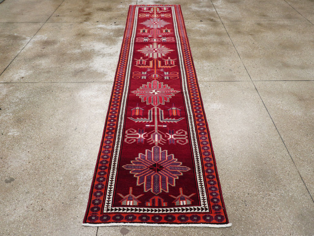 Vintage Turkish Anatolian Tribal Runner (Pair: 1 of 2), No.31421 - Gss