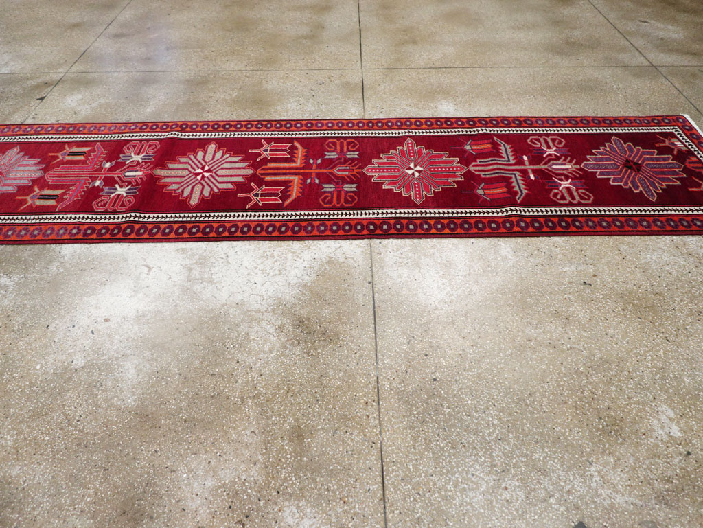 Vintage Turkish Anatolian Tribal Runner (Pair: 1 of 2), No.31421 - Gss