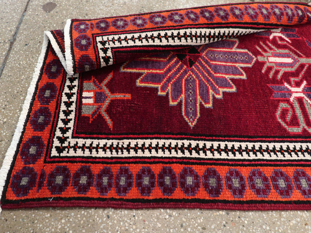 Vintage Turkish Anatolian Tribal Runner (Pair: 1 of 2), No.31421 - Gss
