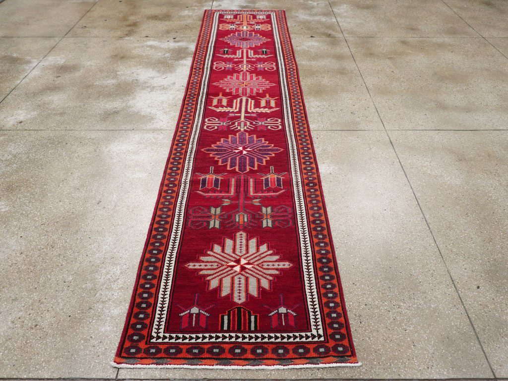 Vintage Turkish Anatolian Tribal Runner (Pair: 2 of 2), No.31422 - Gss
