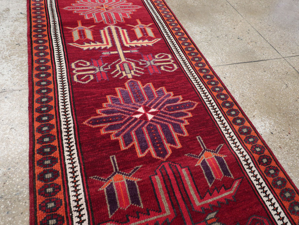 Vintage Turkish Anatolian Tribal Runner (Pair: 2 of 2), No.31422 - Gss