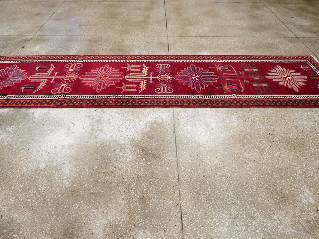 Vintage Turkish Anatolian Tribal Runner (Pair: 2 of 2), No.31422 - Gss