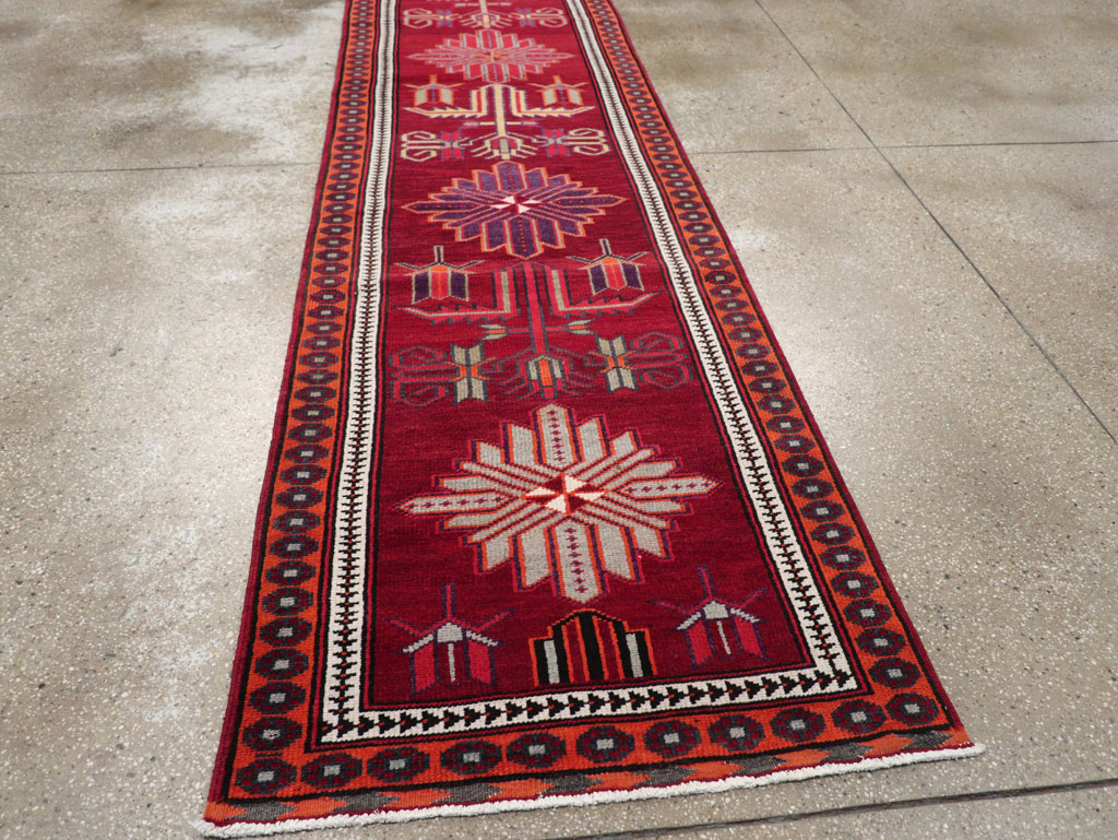 Vintage Turkish Anatolian Tribal Runner (Pair: 2 of 2), No.31422 - Gss