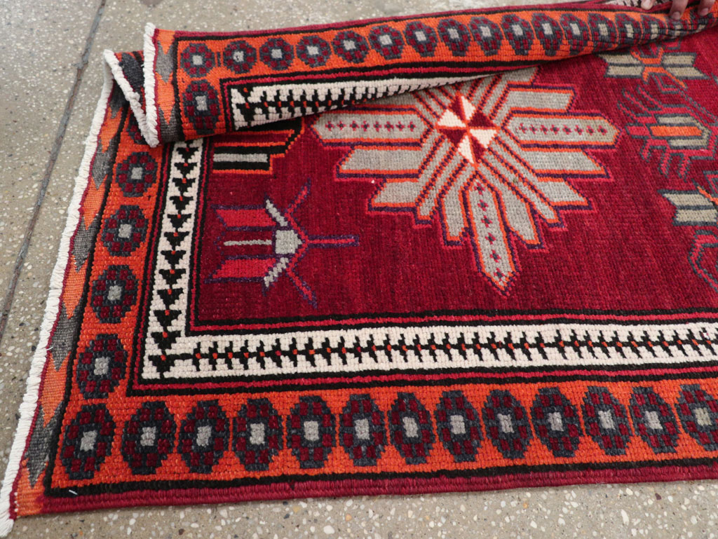 Vintage Turkish Anatolian Tribal Runner (Pair: 2 of 2), No.31422 - Gss