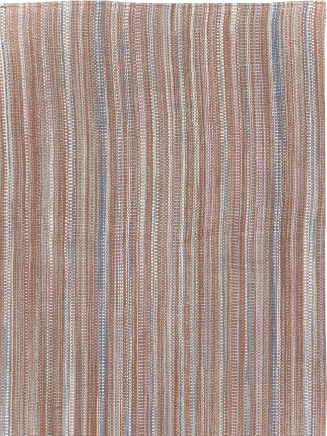 Modern Turkish Flatweave Room Size Carpet, No.31425 - Gss