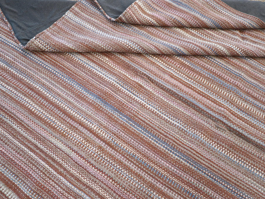 Modern Turkish Flatweave Room Size Carpet, No.31425 - Gss