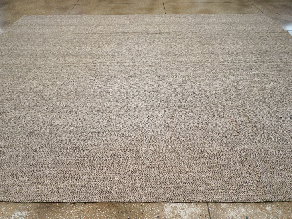 Vintage Turkish Flatweave Kilim Room Size Carpet, No.31428 - Gss