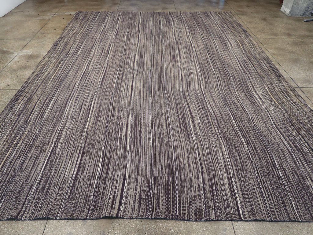 Modern Turkish Flatweave Large Carpet, No.31430 - Gss