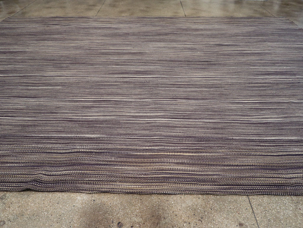 Modern Turkish Flatweave Large Carpet, No.31430 - Gss