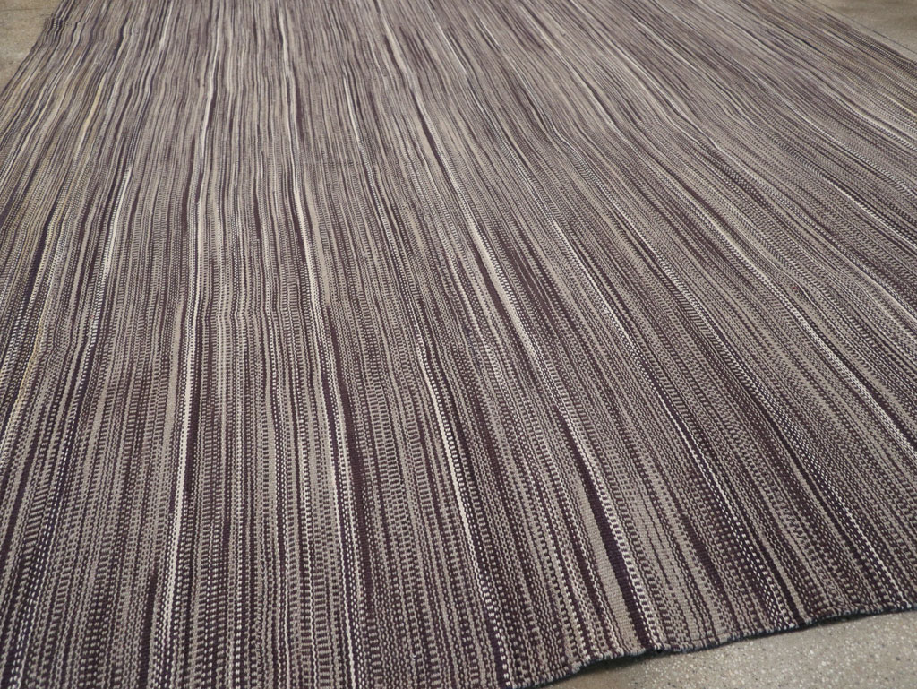 Modern Turkish Flatweave Large Carpet, No.31430 - Gss