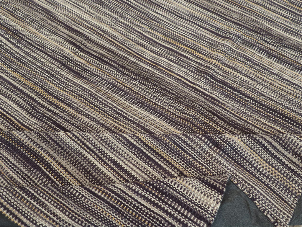 Modern Turkish Flatweave Room Size Carpet, No.31432 - Gss