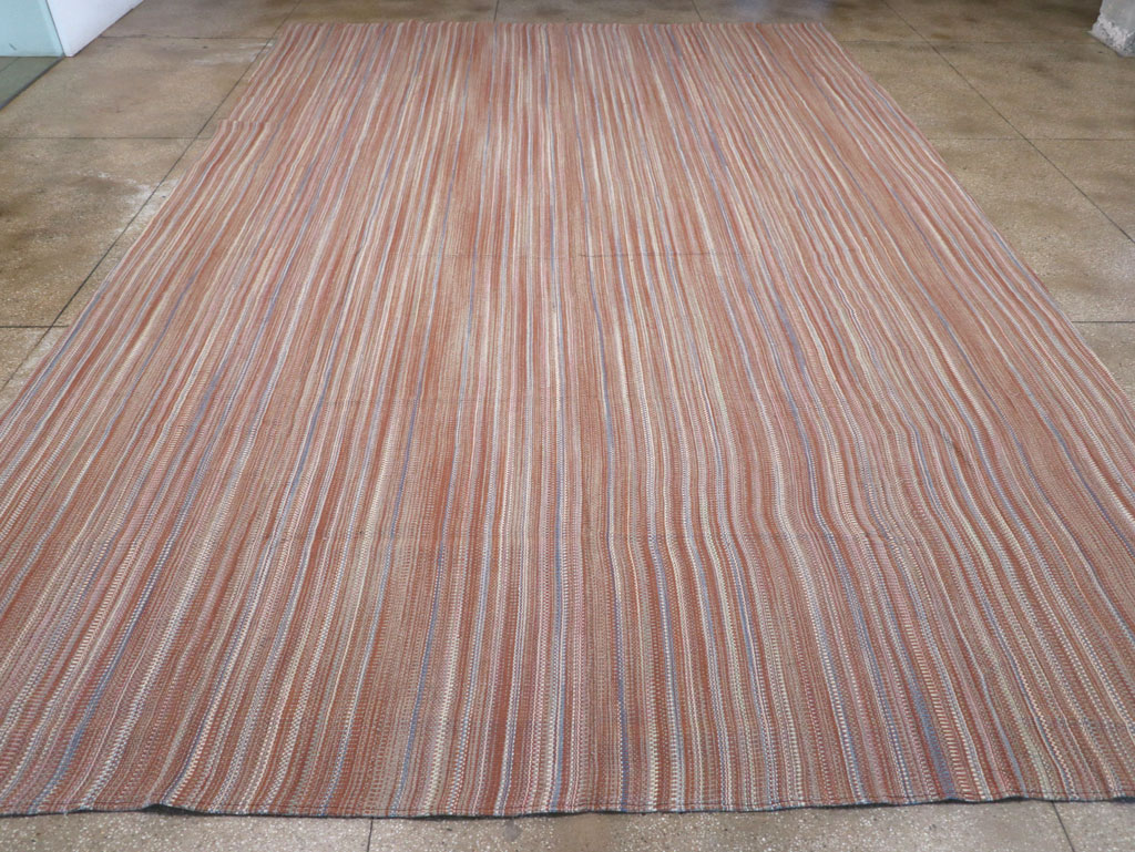 Modern Turkish Flatweave Large Carpet, No.31433 - Gss