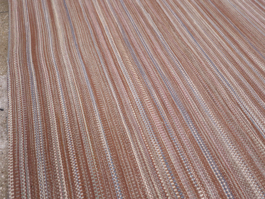 Modern Turkish Flatweave Large Carpet, No.31433 - Gss