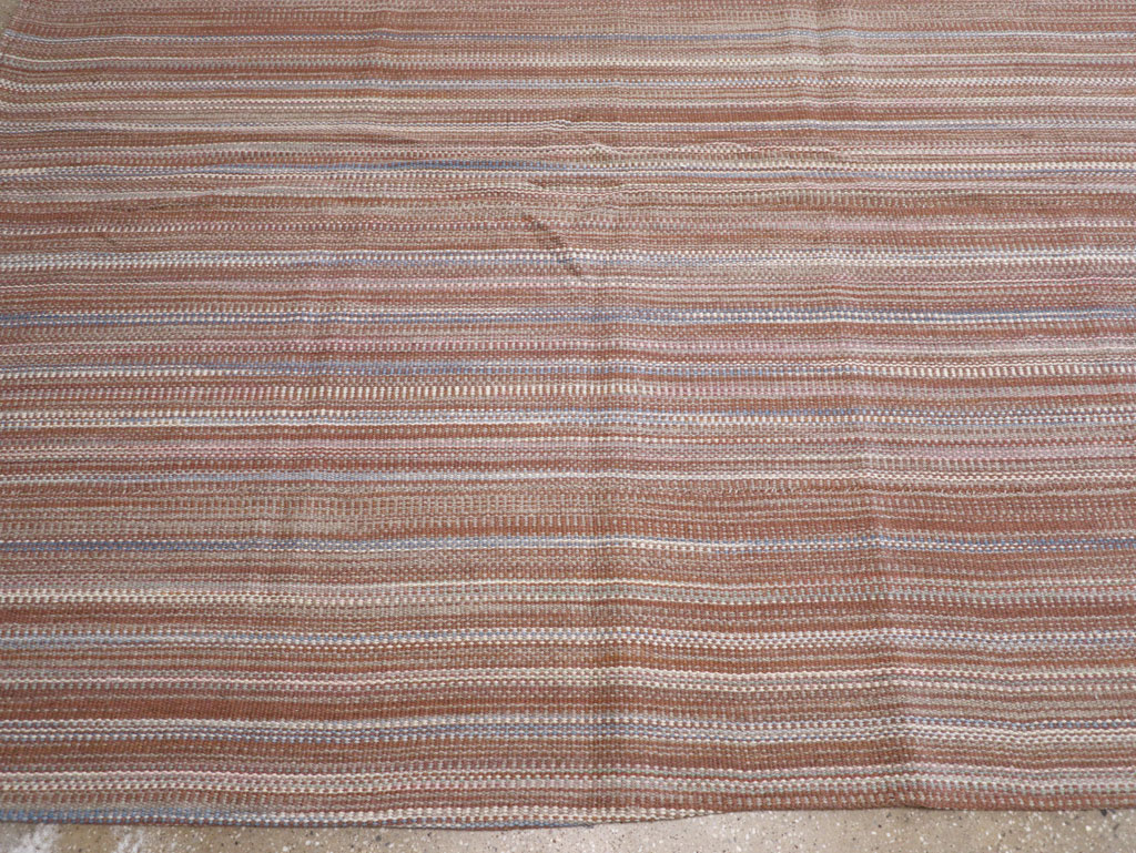 Modern Turkish Flatweave Large Carpet, No.31433 - Gss