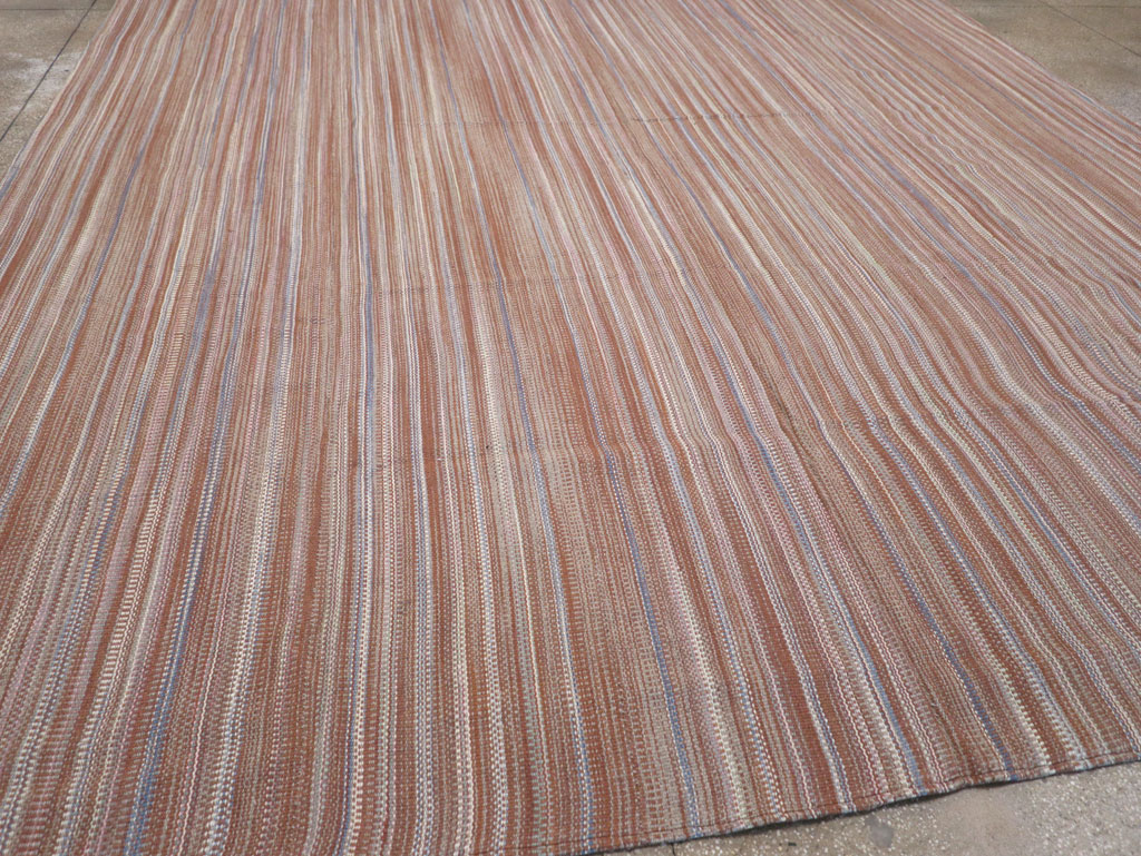 Modern Turkish Flatweave Large Carpet, No.31433 - Gss