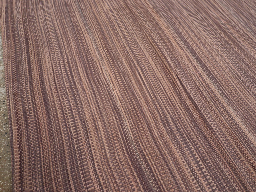 Modern Turkish Flatweave Room Size Carpet, No.31434 - Gss