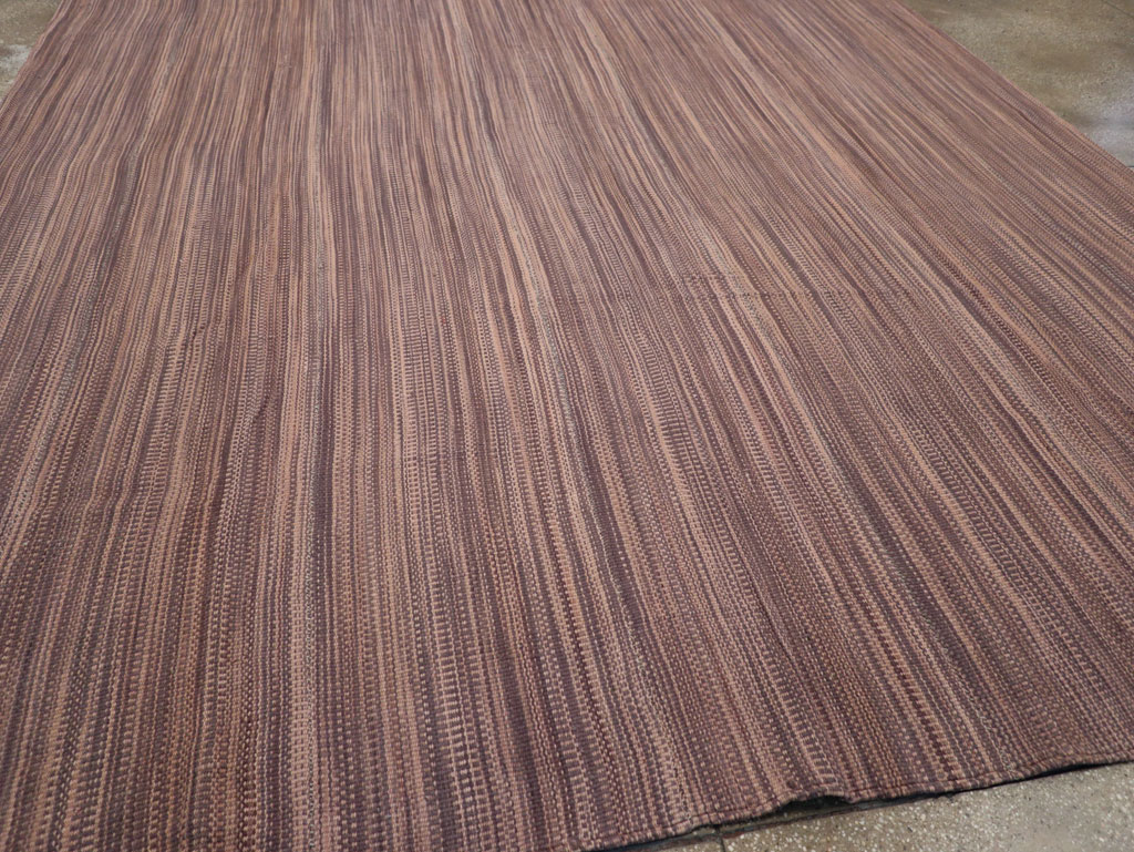 Modern Turkish Flatweave Room Size Carpet, No.31434 - Gss