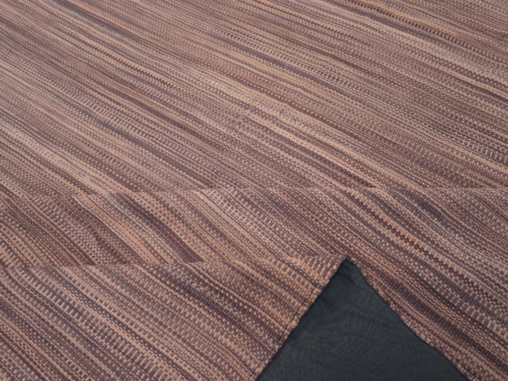 Modern Turkish Flatweave Room Size Carpet, No.31434 - Gss